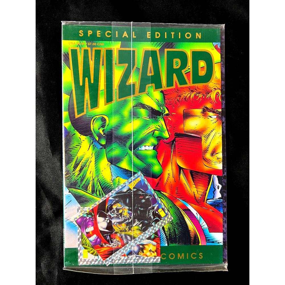 1992 Marvel "WIZARD GUIDE" SPECIAL EDITION - MINT - (1) PROMO PRISMATIC CARD!